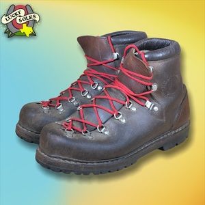 Vtg Hochland German Leather Boots